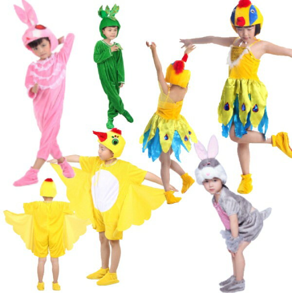 小鳥　樹木　草　ウサギ　動物アニマル子供着ぐるみ【18柄・5サイズ】 幼稚園小学校 アニマル子供着ぐ..