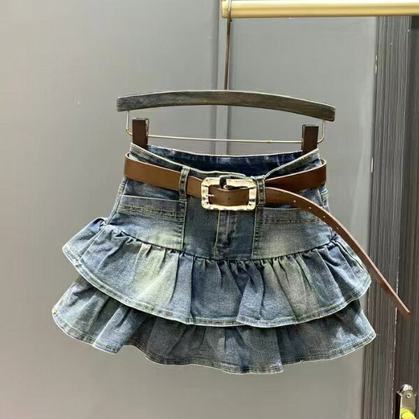 デニム ミニスカート チュールスカート キュロット【ゆうパケット便送料無料】女の子　ズボン　キッズ　子供 こども 半ズボン ハーフパンツ　ジュニア　女の子　ボトムス　子供服　ガールズ 　ショートパンツ　ハーフパンツ　通学通園登校　ダンス衣装　子供ズボン