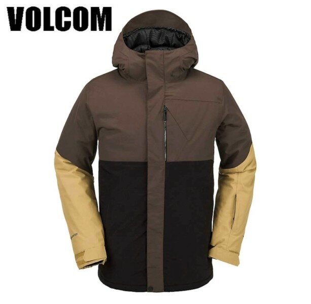 【23-24】VOLCOM L GORE-TEX JACKET BROWN ボルコム スノーボードウェア メンズ ジャケット