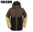 y23-24zVOLCOM L GORE-TEX JACKET BROWN {R Xm[{[hEFA Y WPbg