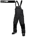 y20-21zVOLCOM ROAN BIB OVERALL BLACK STATIC PANT {R Xm[{[hEFA pc@Y G1351909