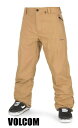 【22-23】VOLCOM L GORE-TEX PNT CRL (CARAMEL) ボルコム スノーボードウェア パンツ メンズ