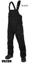 y22-23z VOLCOM ROAN BIB OVERALL BLK (BLACK) PANT {R Xm[{[hEFA rupc G1352308