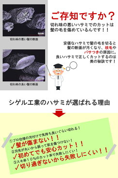 【燕三条製】失敗しないミニスキバサミ 美容師ハサミ プロ用ハサミ スキバサミ スキハサミ プロ仕様 セルフカット 前髪カット スキ率10% 国産 日本製 燕三条 シゲル工業 DEAL