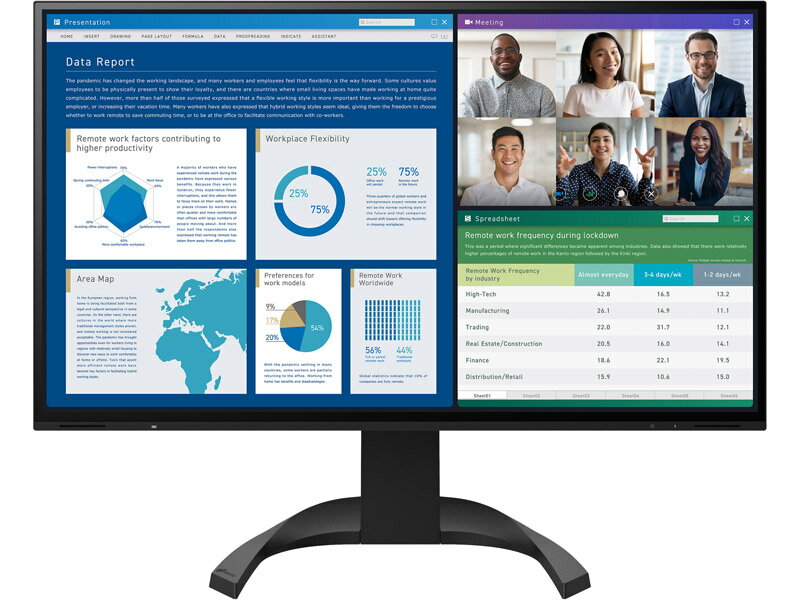 EIZO　EV2740X-BK　液晶ディスプレイ 27型/3840×2160/USB Type-C、
