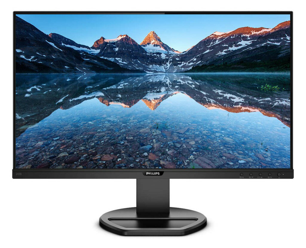 PHILIPS 243B9/11 23.8インチ ワイド液晶ディスプレイ USB type-C付き