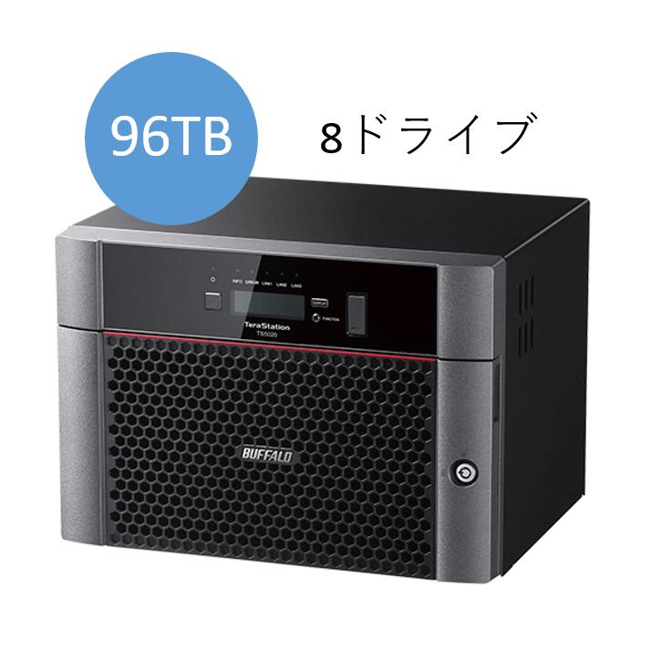 バッファロー TS5820DN9608 TeraStation TS5820DNシリーズ 8ドライブNAS 96TB