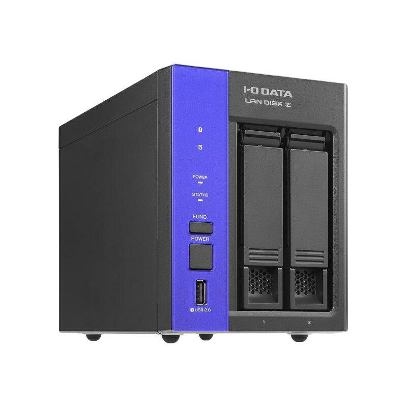 【法人限定】アイ・オー・データ機器　HDL2-Z22WATB02　Windows Server IoT 2022 for Storage Workgroup搭載 2ドライブ法人向けNAS 2TB