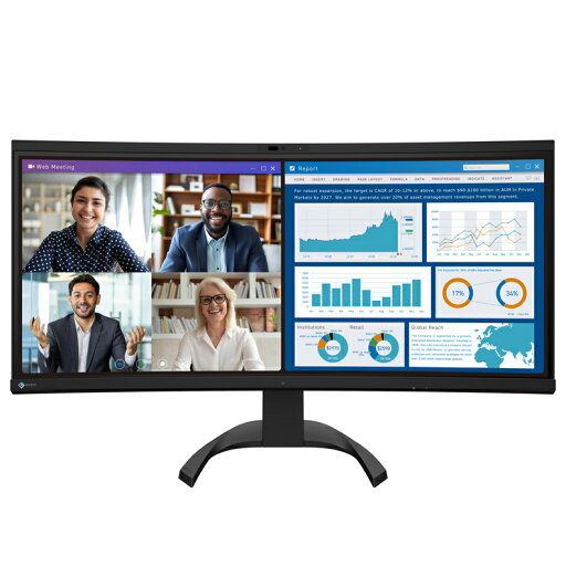 【法人限定】EIZO EV3450XC-BK 液晶ディスプレイ 34.1型/3440×1440/HDMI×2、DisplayPort、USB Type-C/ブラック/スピーカー:あり 【法人限定】EIZO EV3450XC-BK 液晶ディスプレイ 34.1型/3440×1440/HDMI×2、DisplayPort、USB Type-C/ブラック/スピーカー:あり