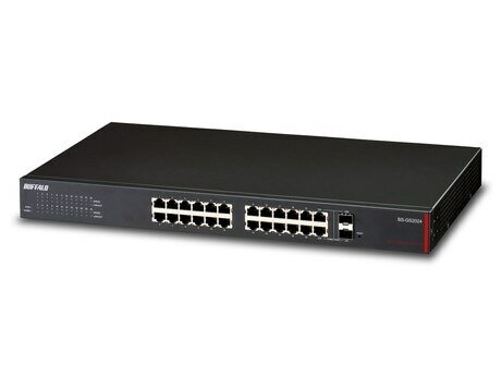 バッファロー BS-GS2024 レイヤー2 Giga スマートスイッチ 24ポート