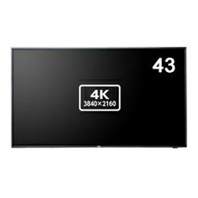 NEC LCD-E438 液晶ディスプレイ 43型/3840×2160/HDMI、D-Sub/ブラック/スピーカー：あり