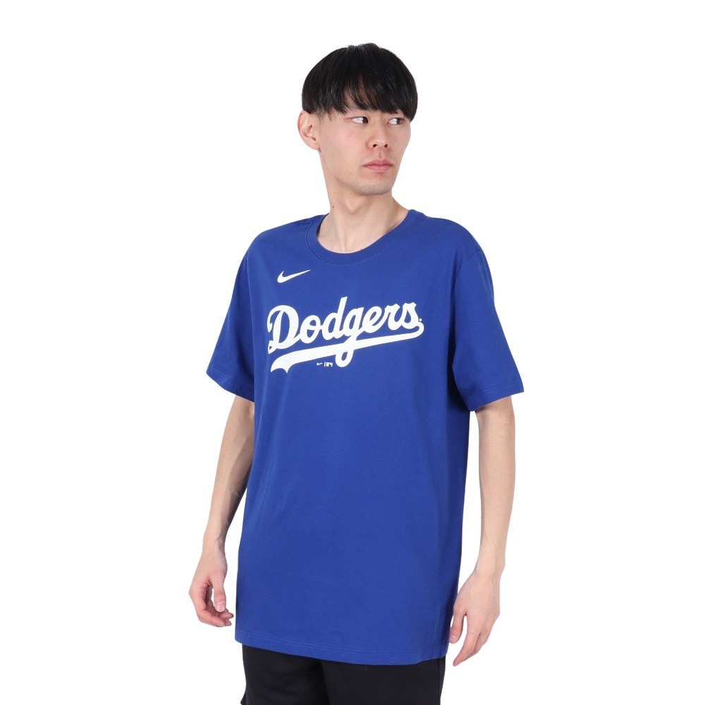 エムエルビー (MLB) (nike) (メンズ) 野球ウェア ネーム & ナンバー 半袖 Tシャツ ロサンゼルス ドジャ..