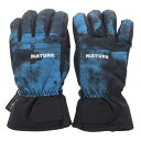 (ARBN)JR NATURE GV BL ウインター用品 五指グローブ AB23WG1380BL