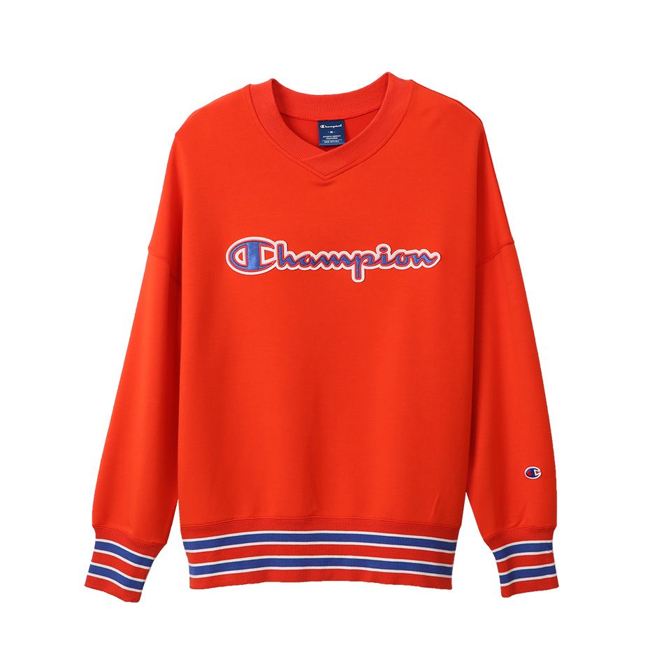 (チャンピオン）Champion ウィメンズ　クルーネックスウェットシャツ　20SS　(春夏新作）スポーツ　チャンピオン(CW－RS002）　CW－RS002－937　トレーニングウエア　スウェットシャツ 1