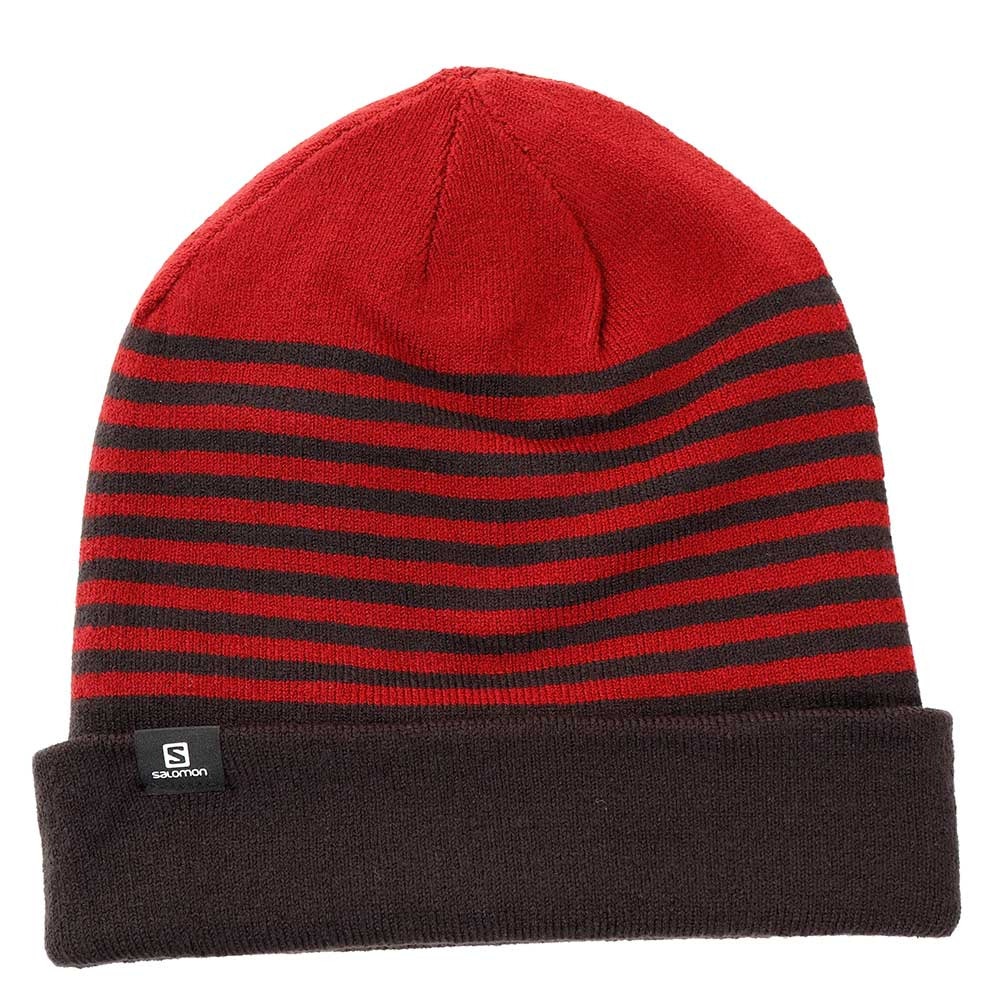 (サロモン)FLATSPIN　REVERS　IBLE　BEANIE ウインター用品 帽子 L40304200 RED