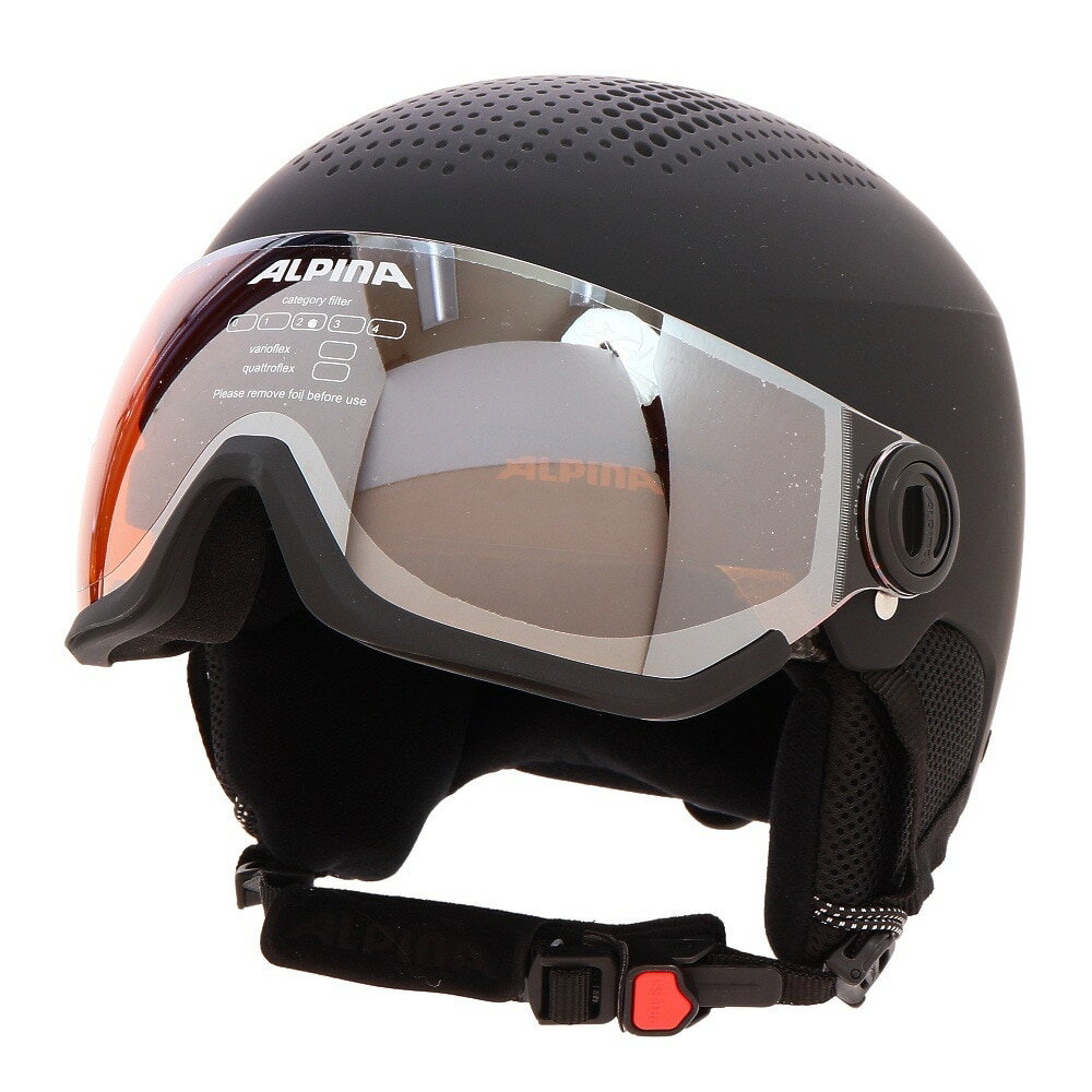 (アルピナ）ヘルメットA9228 ウインター用品 ヘルメット ARBER VISOR BLK