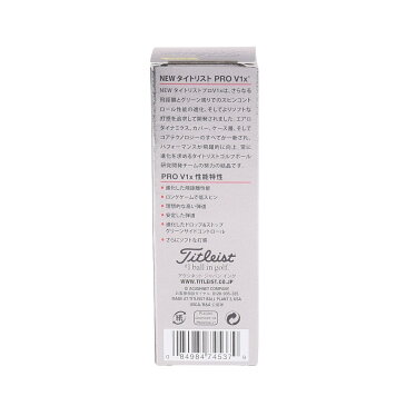 (タイトリスト)21 PRO V1X YELL OW ゴルフ小物 プロパーボール T2147S-3PJ