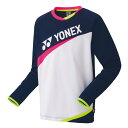 【1日ワンダフルデーP10倍!!】(ヨネックス）YONEX ユニライトトレーナー ラケットスポーツ Mテニススウェット 31043-019 その1