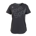 (デサント)DESCENTE SUNSCREENハイゲージ半 袖Tシャツ トレーニングウエア 半袖Tシャツ DMWRJA50-BK