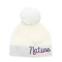 (ARBN nature)JR NATURE KNIT CAP ウインター用品 ニット帽 AB23WCDW5027WHT