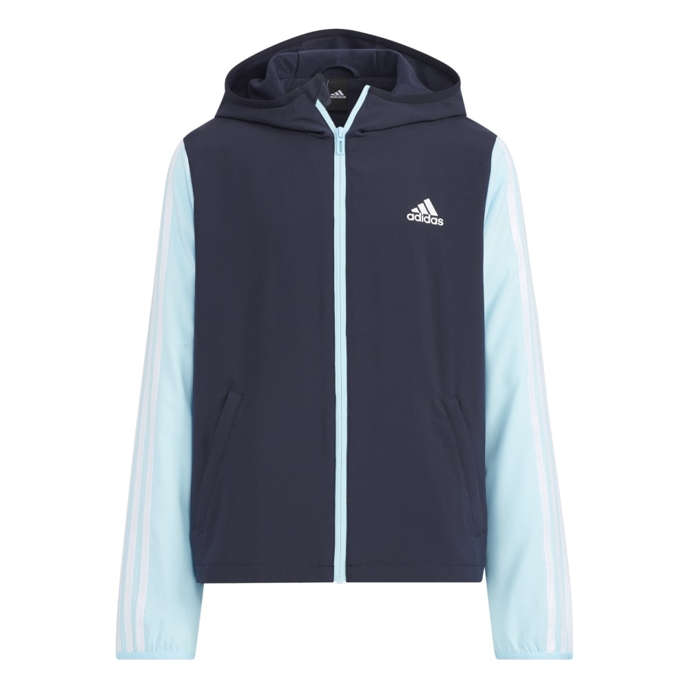 (アディダス）adidas YG　カラーブロックウインドジ　ャケット トレーニングウエア ブレーカーシャツ MCE44-HM7150