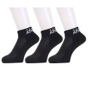 (ATHLETA)3Pアンクルソックス 衣料小物 3Pパックソックス 05240-70BLK