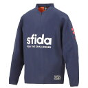 (SFIDA)1/4ジップピステトップ サッカー フットサルウエア SA-22510-NVY