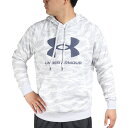 (アンダーアーマー）UNDER ARMOUR UA　RIVAL　FLEECE　BIG　LOGO　PRINT トレーニングウエア スウェットパーカー 1375511-014