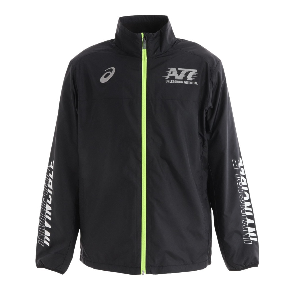 (アシックス）ASICS A77　BW　WINDBREA　KER　JACKET トレーニングウエア ブレーカーシャツ 2031E123-001