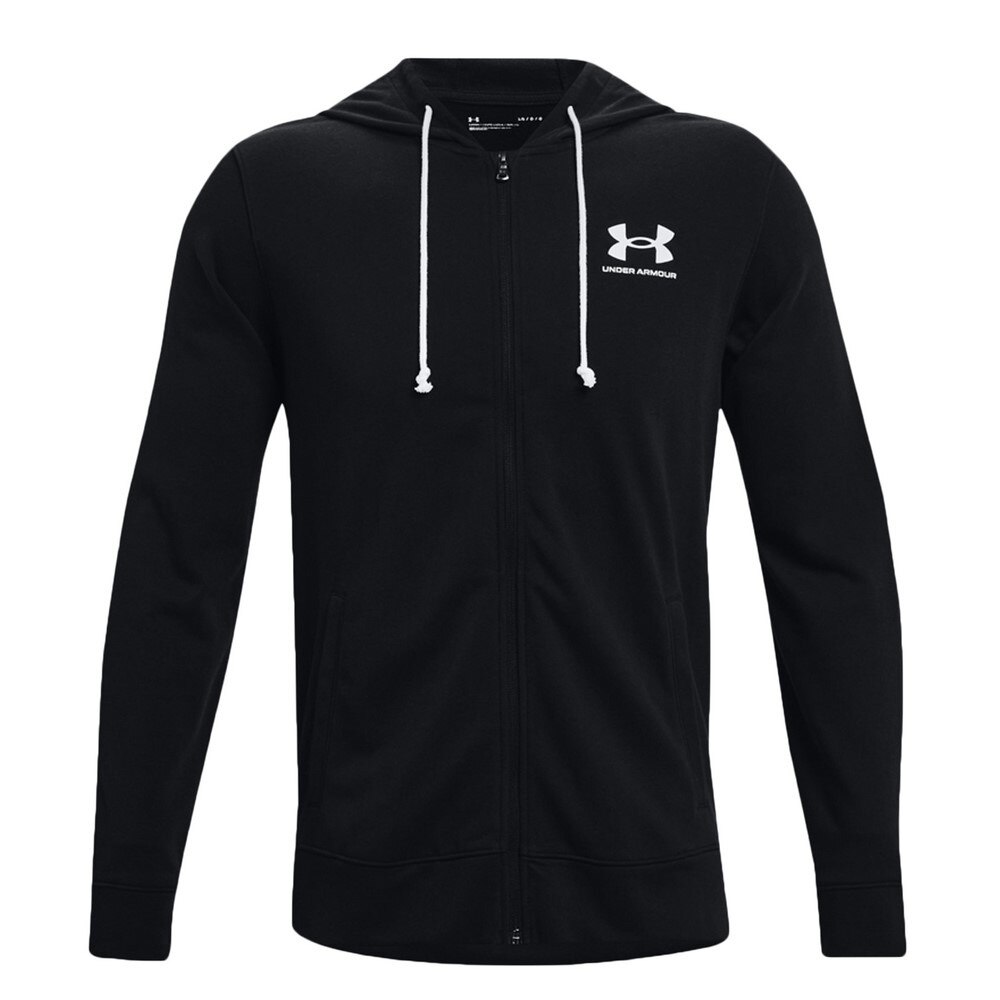 (アンダーアーマー）UNDER ARMOUR UA　Rival　Terry　　LC　FZ トレーニングウエア スウェットパーカー 1370409-001
