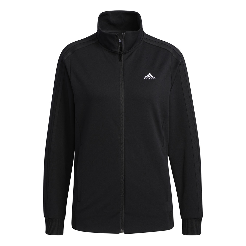 (アディダス）adidas W　MH　3ストライプス　トラ　ックトップ　トレーニングウエア　Lウォームアップシャ　JIL43-H29515