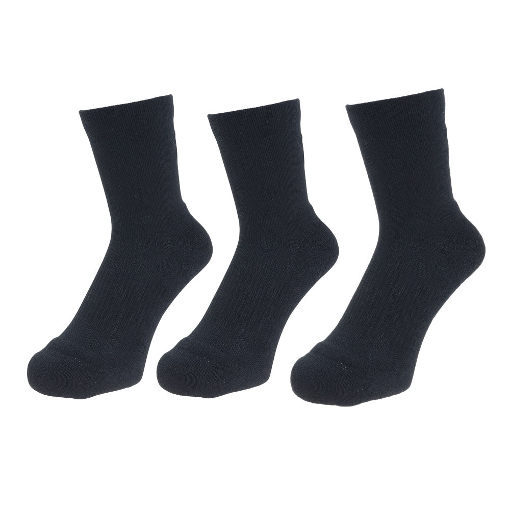 アンダーアーマー UNDER ARMOUR UA QUARTER SOCK S ＜3P＞ バスケットボール ソックス 1371936-001