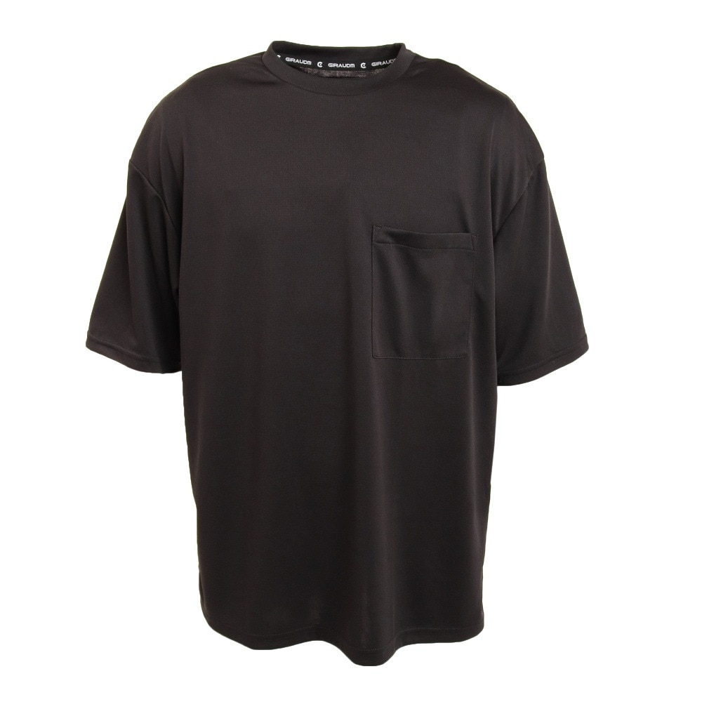 (GIRAUDM）DPCプリントメッシュTLF　BLK　トレーニングウエア　半袖Tシャツ　CT2S3346TR863DG