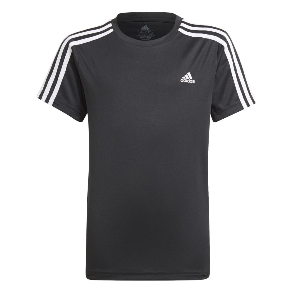 (アディダス）adidas YB　D2M　3ストライプス　　Tシャツ　トレーニングウエア　半袖Tシャツ　29341-GN1496