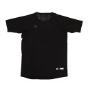 【1日ワンダフルデーエントリーでポイントアップ!】(デサント)DESCENTE JRマルクビハンソデアンダー 野球 アンダーシャツ JSTD-721BLK