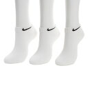 (ナイキ) nike Everyday　Cush　L　ow3pr 衣料小物 3Pパックソックス SX7670-100 WHT