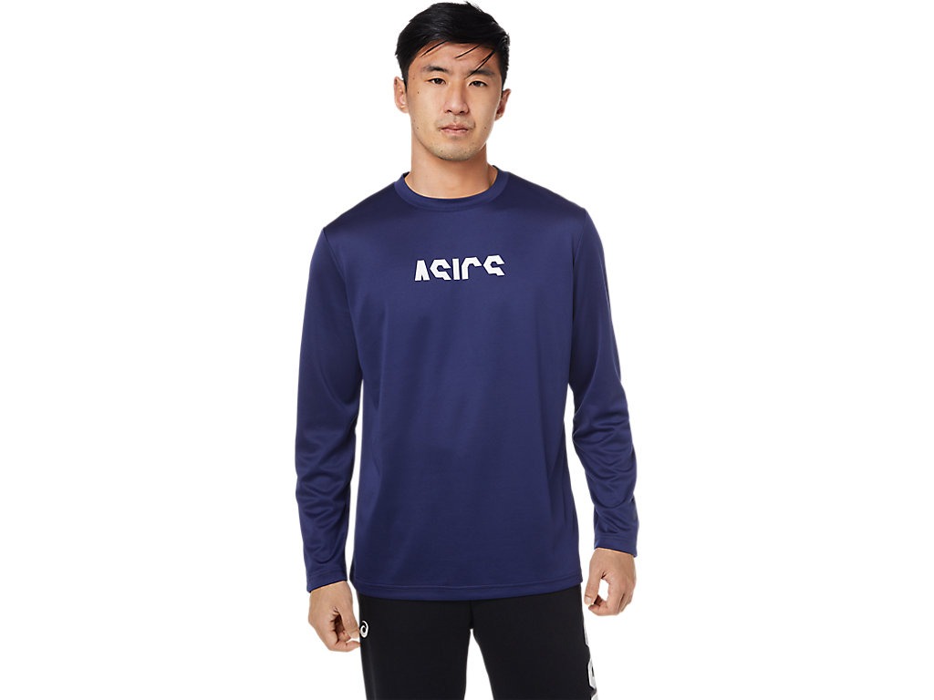 (アシックス）ASICS CAロングスリーブトップ バレーボール Tシャツ 2031C685.401