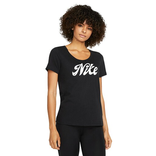 (ナイキ)AS W NK DF TEE NIKE SCRIPT トレーニングウエア 半袖Tシャツ FD2987-010 (ナイキ)AS W NK DF TEE NIKE SCRIPT トレーニングウエア 半袖Tシャツ FD2987-010