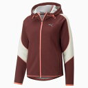 (プーマ)EVOSTRIPE ウィンタラ イズ フーデッドジャケット トレーニングウエア スウェットパーカー 67229742-BROWN 冬 クリアランス
