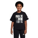 (ナイキ)nike 　YTH　ガールズ　NS　W　ボクシー　プリント　S／ トレーニングウエア 半袖Tシャツ DZ3579-010