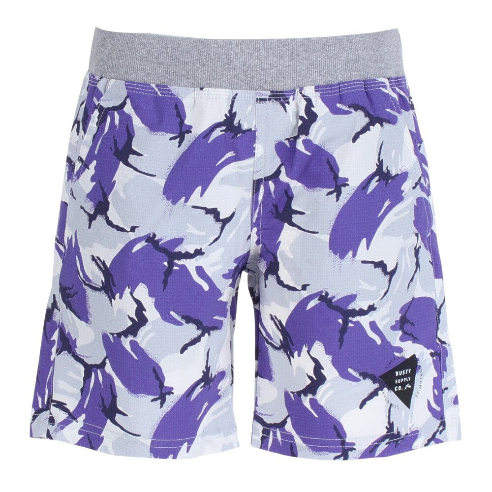 (RUSTY)キッズUVパンツ ウエルネス Bトランクス水着 960431 BLU