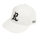 (RYZ)R−LOGO PRE−CURV E CAP 衣料小物 キャップ 23SS-RYZ09-WHT(4)