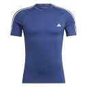 (アディダス)M TF 3S Tシャツ ウエルネス ランニングシャツ RP431-IC2166