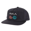 【5と0のつく日　エントリーで00:00-23:59までポイントアップ】(RVCA)ANP　PROG　SNAPBA　CK 衣料小物 キャップ BC041-873-NVY