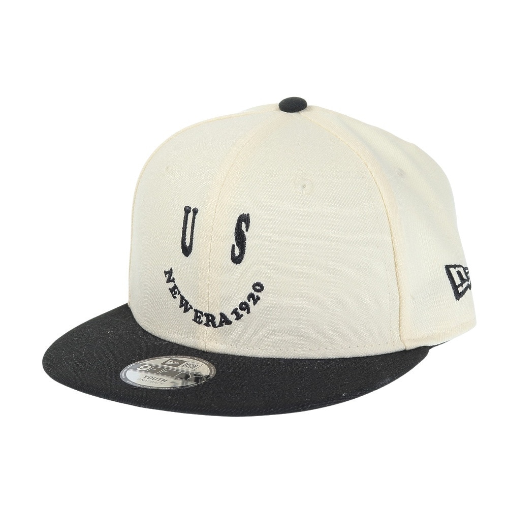 (NEW　ERA)YOUTH　950　SMILE　CWHI　BLK 衣料小物 キャップ 13517615-CWBK 1