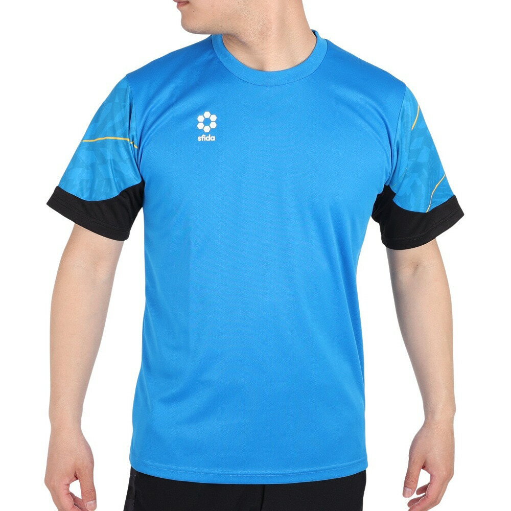 (SFIDA)TEAMPres プラクティス シャツS/S サッカー フットサルウエア SA-23807-BR.BLU