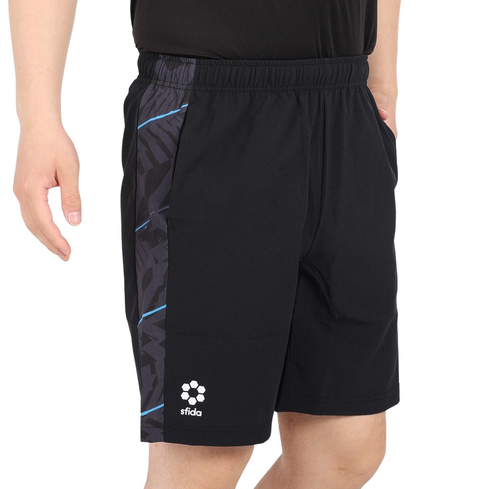 (SFIDA)TEAMPres プラクティス ショーツ サッカー フットサルウエア SA-23808-BLK