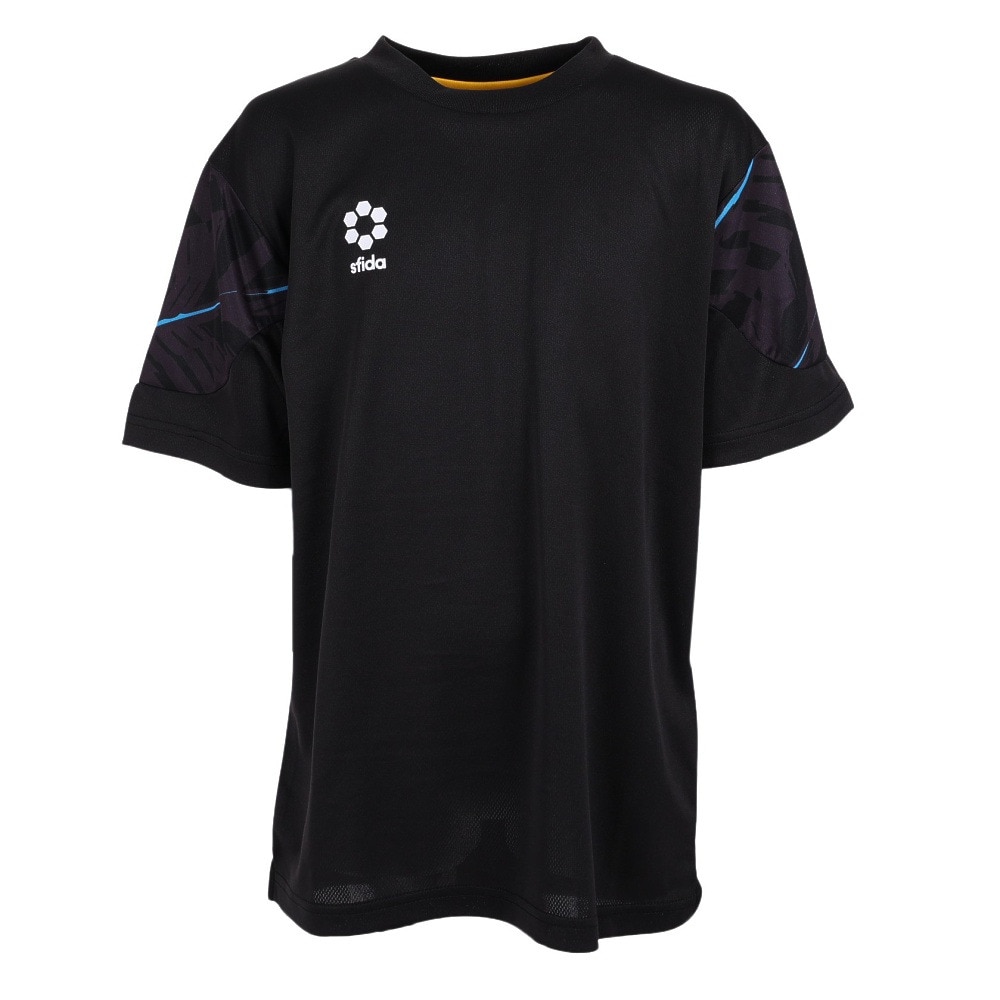 (SFIDA)TEAMPres プラクティス シャツS/S JR サッカー JRフットサルウエア SA-23807JR.BLK