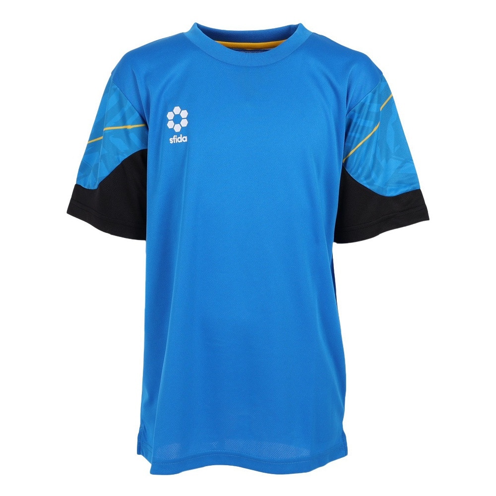 (SFIDA)TEAMPres プラクティス シャツS/S JR サッカー JRフットサルウエア SA-23807JR.BR.B