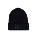 (NEW　ERA)BASIC　CUFF　KNIT　FLAG　BLK　BLKPR 衣料小物 ニットキャップ 13328061